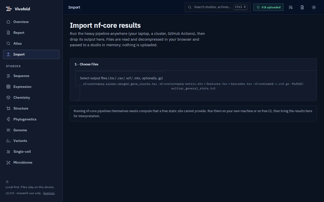 Screenshot of Nayancode Pipeline Import